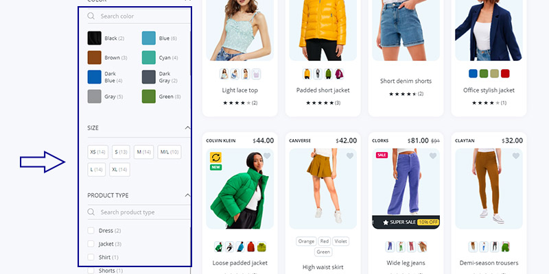 Product Filter – Enhance User Experience